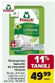 Carrefour Tabletki do zmywarki limone Frosch oferta