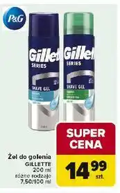 Carrefour Żel do golenia sensitive Gillette Series oferta