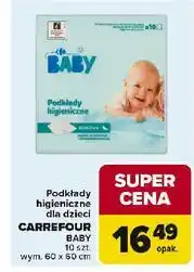 Carrefour Podkłady higieniczne Carrefour Baby oferta