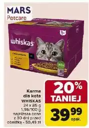 Carrefour Karma dla kota kremowa zupa z kurczakiem Whiskas oferta