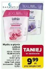 Carrefour Mydło w płynie linseed & rice milk Luksja Creamy Soft oferta
