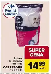 Carrefour Żwirek silikonowy Carrefour Companino oferta