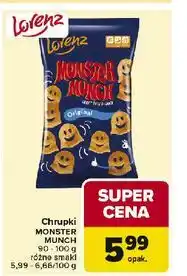 Carrefour Market Chrupki original Lorenz Monster Munch oferta
