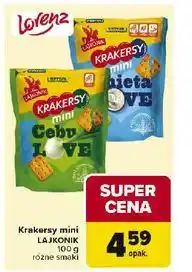 Carrefour Market Krakersy śmietanove Lajkonik Mini oferta