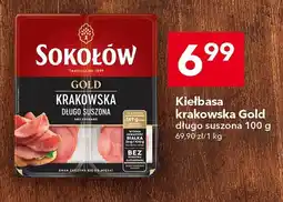 Lewiatan Kiełbasa krakowska Gold długo suszona Sokołów oferta