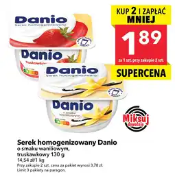 Lewiatan Serek homogenizowany Danio truskawkowy 130g oferta