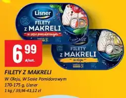 Chorten Filety z makreli w oleju/w sosie pomidorowym Lisner oferta