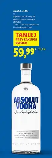 Lidl ABSOLUT Wódka oferta