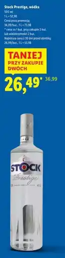 Lidl STOCK PRESTIGE Wódka oferta