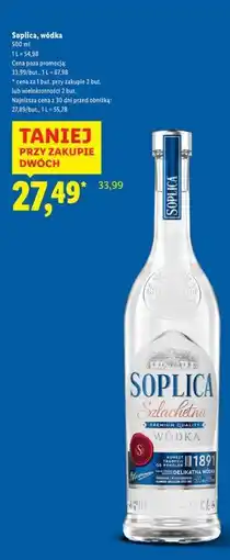 Lidl SOPLICA Wódka oferta