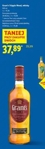 Lidl Grant's Tripple Wood, Whisky oferta