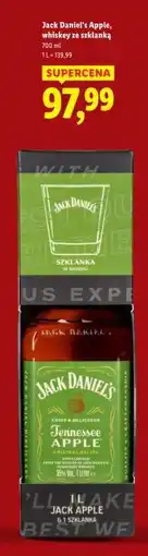 Lidl Jack Daniel's Apple, whiskey se sklenkou oferta