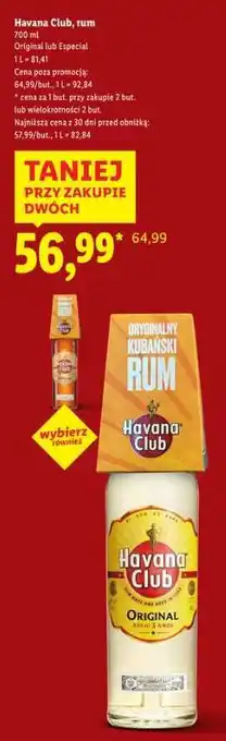 Lidl Havana Club rum oferta
