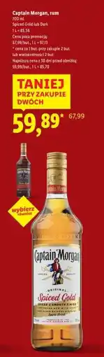 Lidl CAPTAIN MORGAN Rum oferta