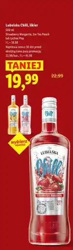Lidl Lubelska Chill, likier oferta