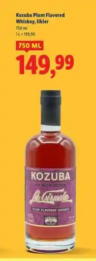 Lidl Kozuba Plum Flavored Whiskey, likier oferta