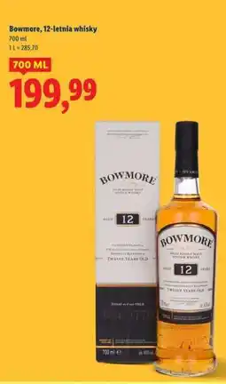 Lidl Bowmore, 12-letnia whisky oferta