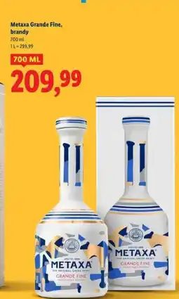 Lidl Metaxa Grande Fine, brandy oferta