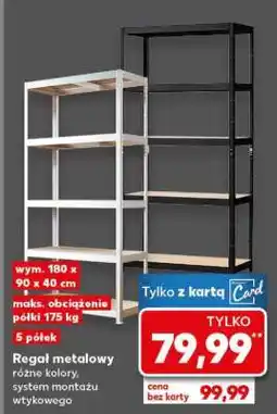 Kaufland Regał metalowy oferta