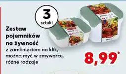 Kaufland Zestaw pojemników na żywność oferta