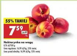Biedronka Nektarynka na wage oferta