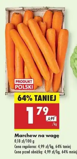 Biedronka marchew na wage oferta