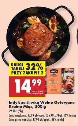 Biedronka Indyk ze śliwką Wolno Gotowane Kraina Mięs 500 g oferta