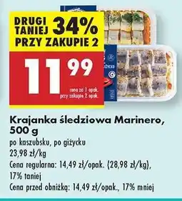 Biedronka Krajanka śledziowa Marinero, 500 g oferta