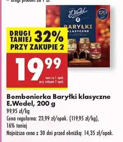 Biedronka Bombonierka Baryłki klasyczne E.Wedel, 200 g oferta