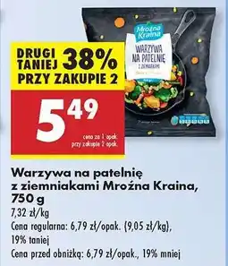 Biedronka Warzywa na patelnię z ziemniakami Mroźna Kraina , 750 g oferta