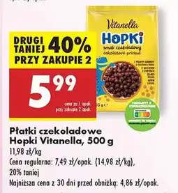Biedronka Płatki czekoladowe Hopki Vitanella 500 g oferta