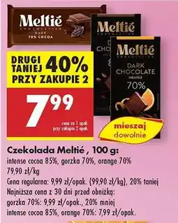 Biedronka Czekolada Meltie, 100 g oferta