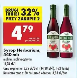 Biedronka Syrop Herbarium 440 ml oferta