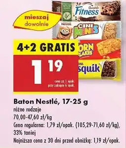 Biedronka Baton Nestlé, 17-25 g oferta