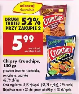 Biedronka Chipsy Crunchips, 140 g oferta