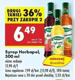 Biedronka Syrop Herbapol, 500 ml oferta