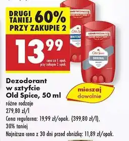 Biedronka Dezodorant w sztyfcie Old Spice , 50 ml oferta