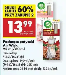 Biedronka Pachnące patyczki Air Wick, 25 ml/30 ml oferta