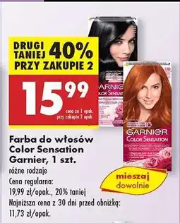 Biedronka Farba do włosów Color Sensation Garnier, 1 szt oferta