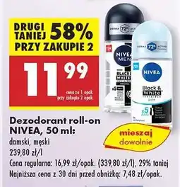 Biedronka Dezodorant roll on NIVEA , 50 ml oferta