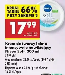 Biedronka NIVEA Soft, 300 ml oferta