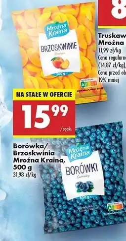Biedronka Borówka/Brzoskwinia Mroźna Kraina, 500 g oferta