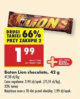 Biedronka Baton Lion chocolate, 42 g oferta