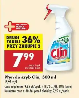 Biedronka Płyn do szyb Clin 500 ml oferta