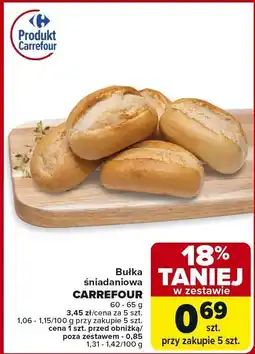 Carrefour Market Bułka śniadaniowa Carrefour oferta