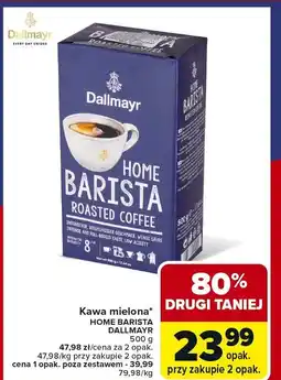 Carrefour Kawa mielona Home Barista Dallmayr oferta