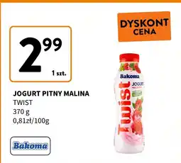 Intermarche Jogurt pitny malina Bakoma oferta