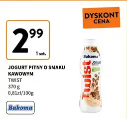 Intermarche Jogurt pitny o smaku kawowym Bakoma oferta