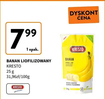 Intermarche Banan liofilizowany 25 g Kresto oferta