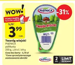 Intermarche Twaróg wiejski PIĄTNICA półtłusty 250 g oferta